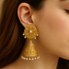 Fancy Jhumka-70 (Pearl)