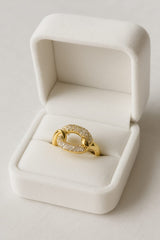 Gold Plated Ring-188 (Golden)