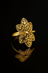 Gold Plated Ring-204 (Golden)