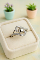 Zircon Ring-192 (Silver)