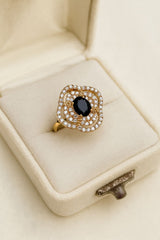 Zircon Ring-210 (Black)