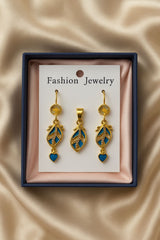 Zircon Locket without Chain-08 (Ferozi)