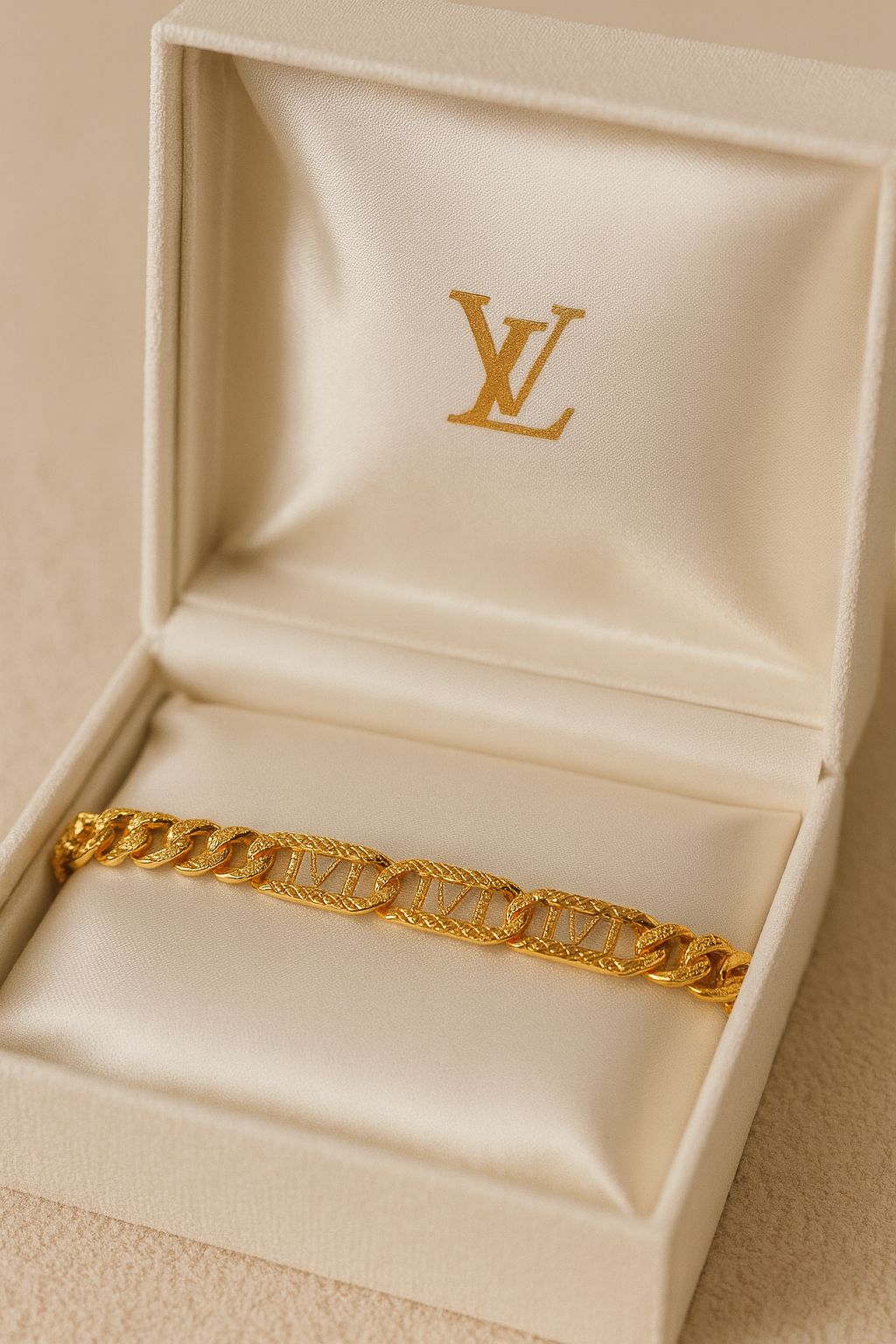 Zircon Bracelet-66 (Golden)