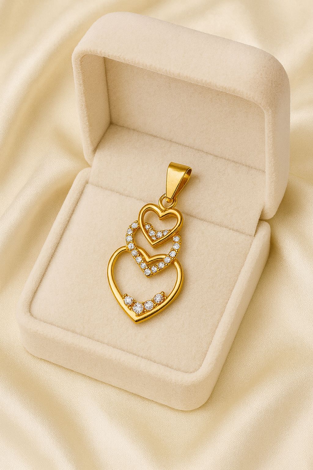 Zircon Locket without Chain-06 (Heart)