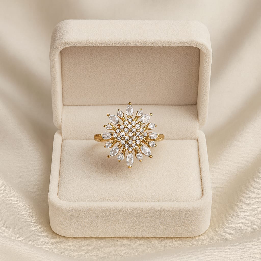 Zircon Ring-208 (White)