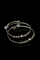 Adjustable Baby Bangles-61 (Silver)