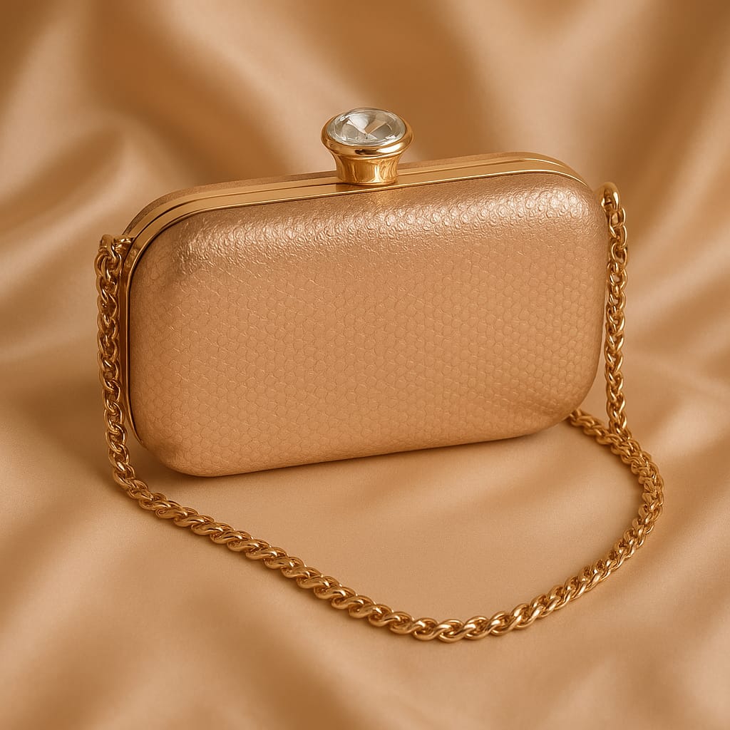 Fancy Clutch-10063 (Rose Gold)