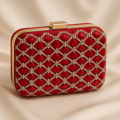 Fancy Clutch-10062 (Maroon)
