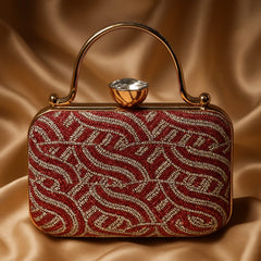 Fancy Clutch-10052 (Maroon)