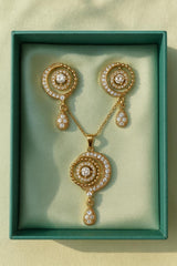 Zircon Locket Set-129 (White)