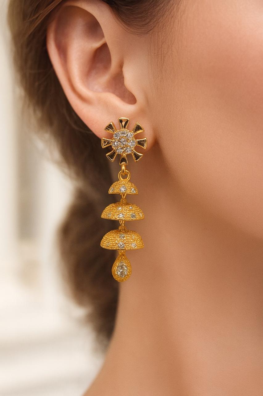 Fancy Jhumka-78 (Black)