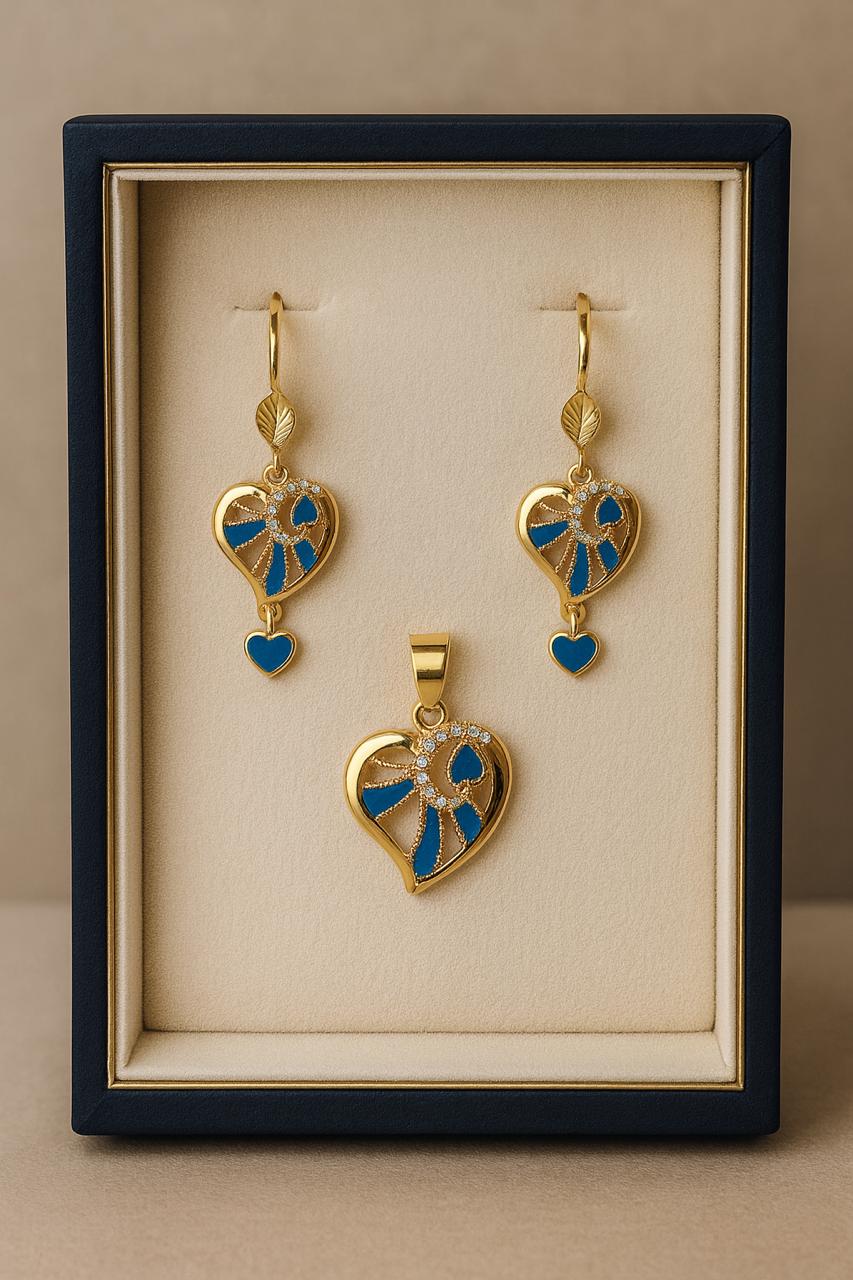 Zircon Locket without Chain-10 (Ferozi)