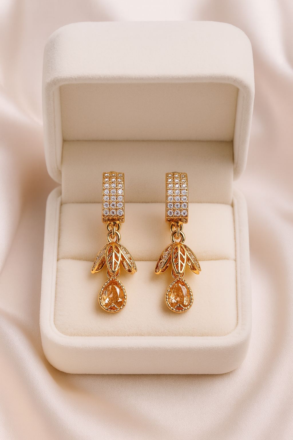 Zircon Earring-133 (Golden)