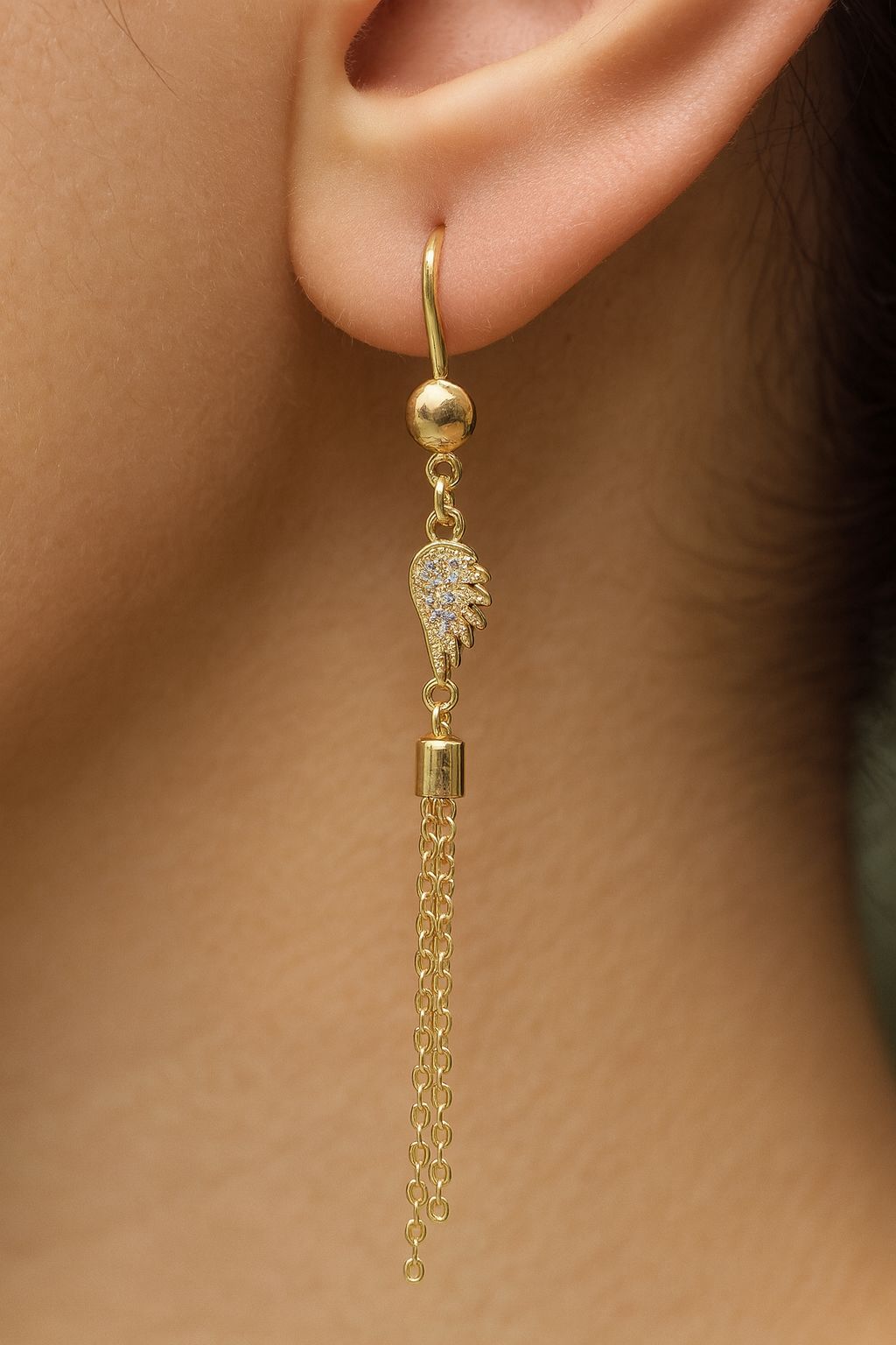 Dangling Earring-02 (Golden)