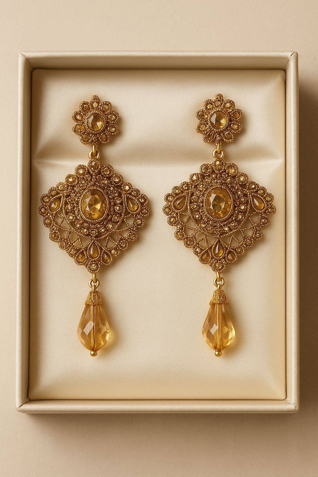 Gold Plated Earring-04 (Golden)