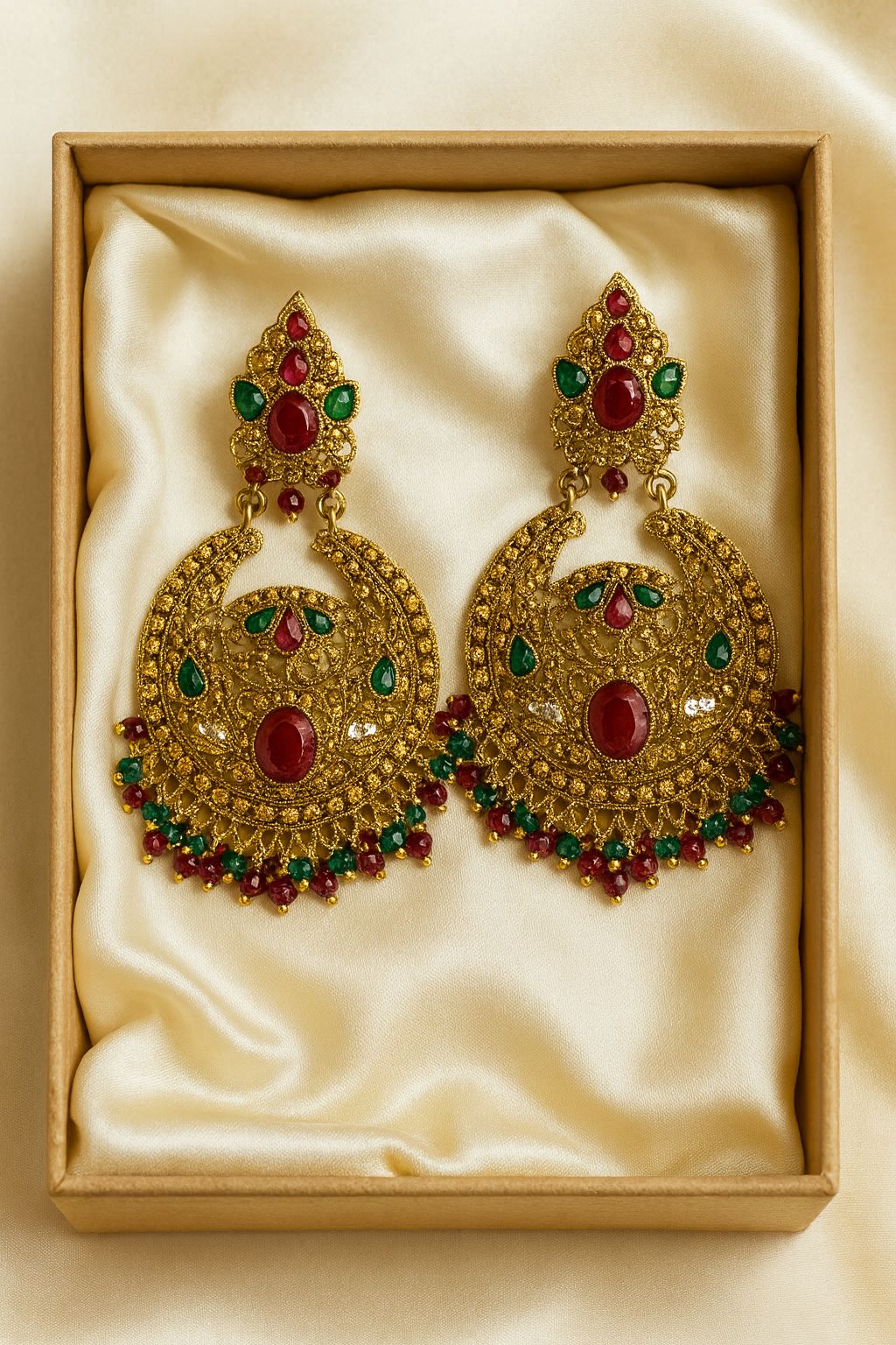 Gold Plated Earring-09 (Multi)
