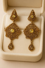 Gold Plated Earring-12 (Golden)