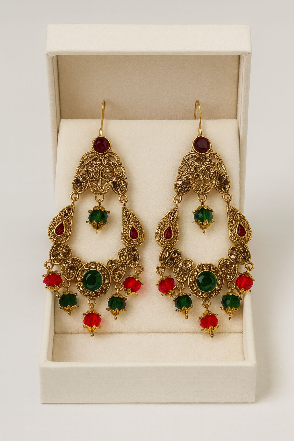 Gold Plated Earring-13 (Multi)