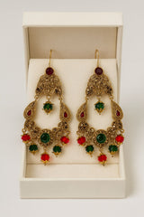 Gold Plated Earring-13 (Multi)