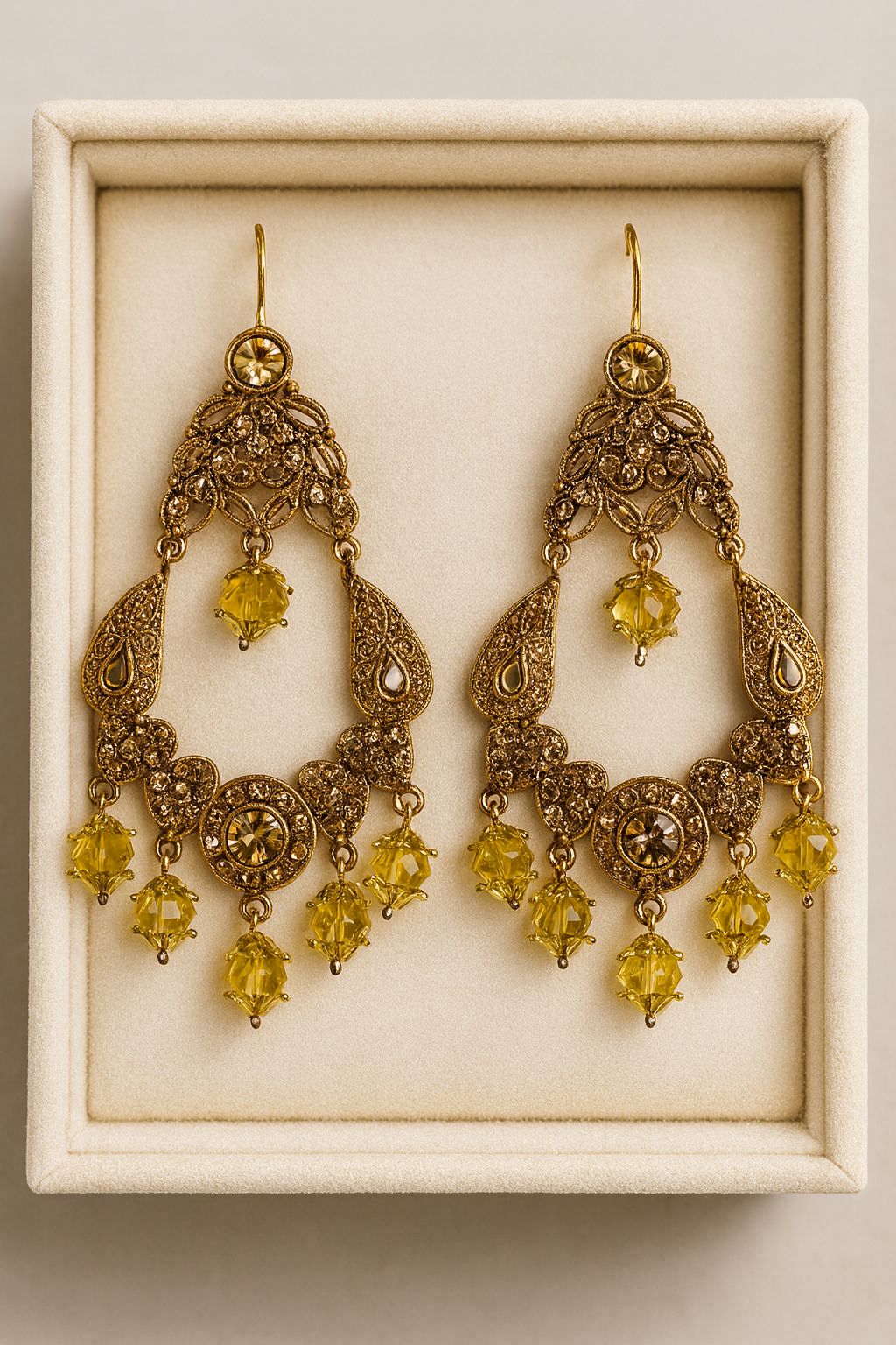 Gold Plated Earring-13 (Golden)