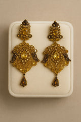 Gold Plated Earring-17 (Golden)