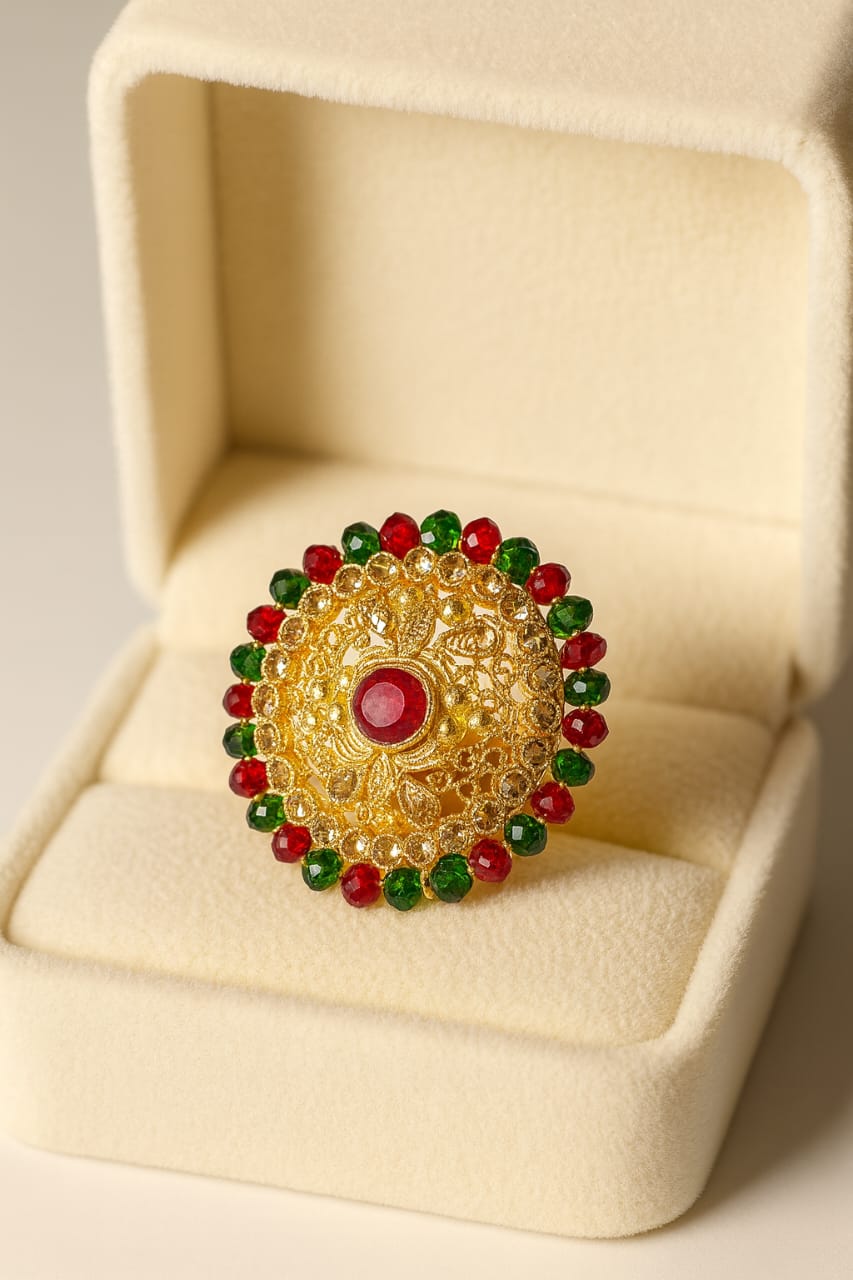 Gold Ring-224 (Multi)