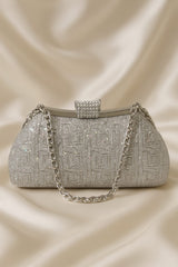 Fancy Clutch-10075 (Silver)