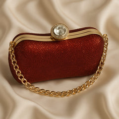 Fancy Clutch-10076 (Maroon)