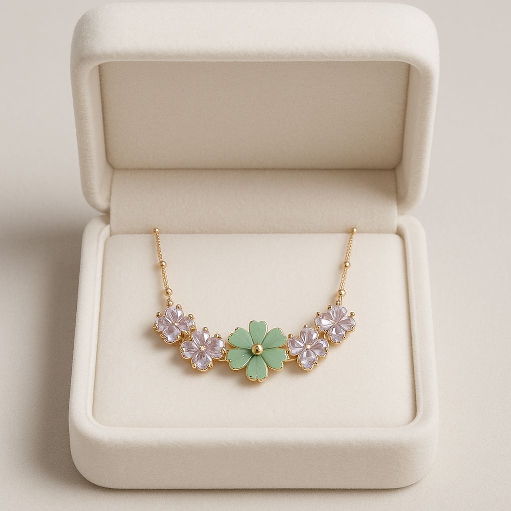 Zircon Pendant-361 (Mint Green)