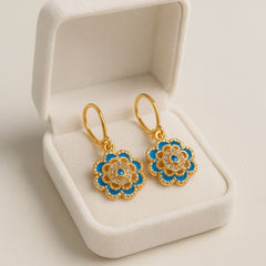 Fancy Hoop Bali-196 (Ferozi)