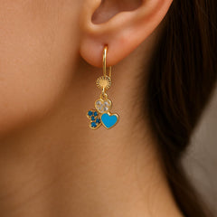 Fancy Hoop Bali-197 (Ferozi)