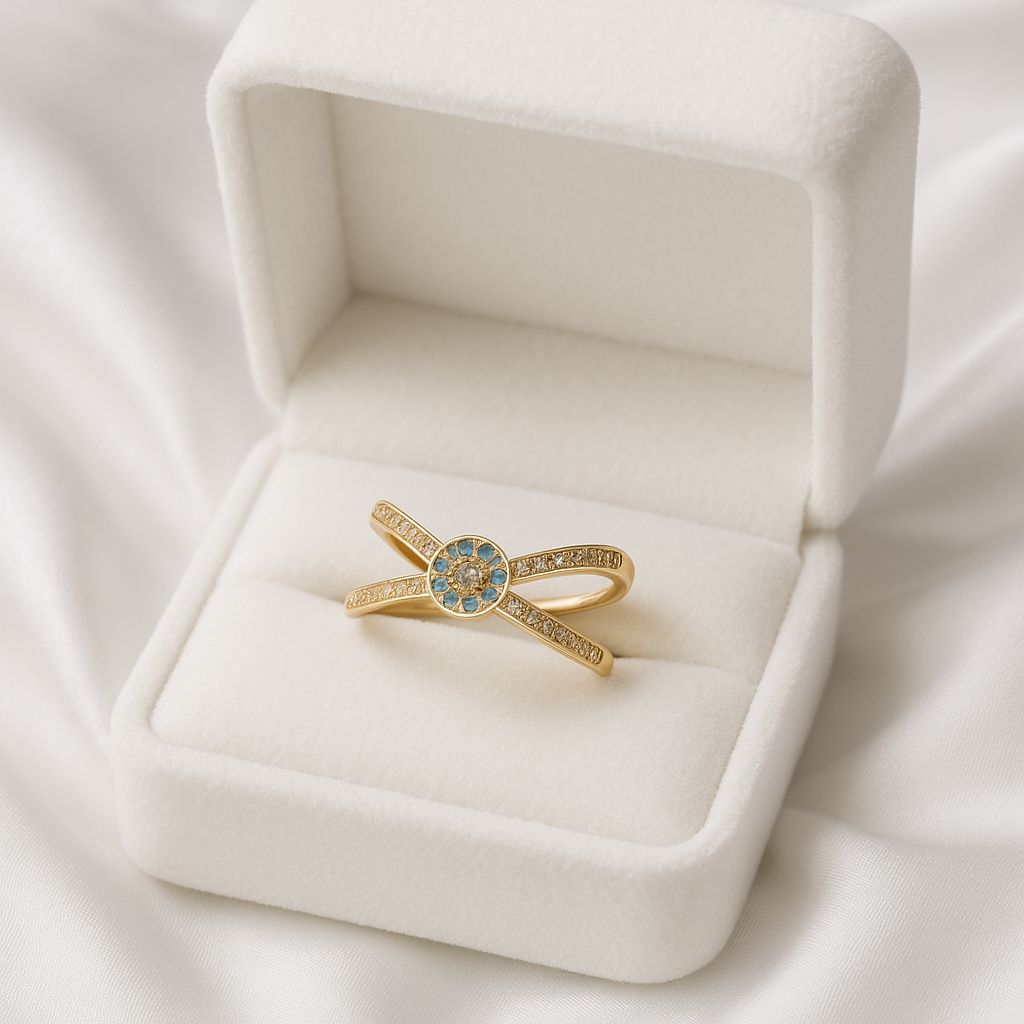 Gold Ring-227 (Ferozi)