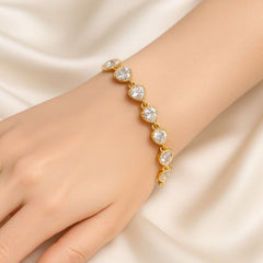 Zircon Bracelet-70 (White)