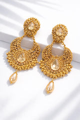 Gold Plated Earring-28 (Golden)