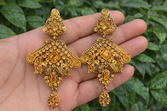 Gold Plated Earring-29 (Golden)