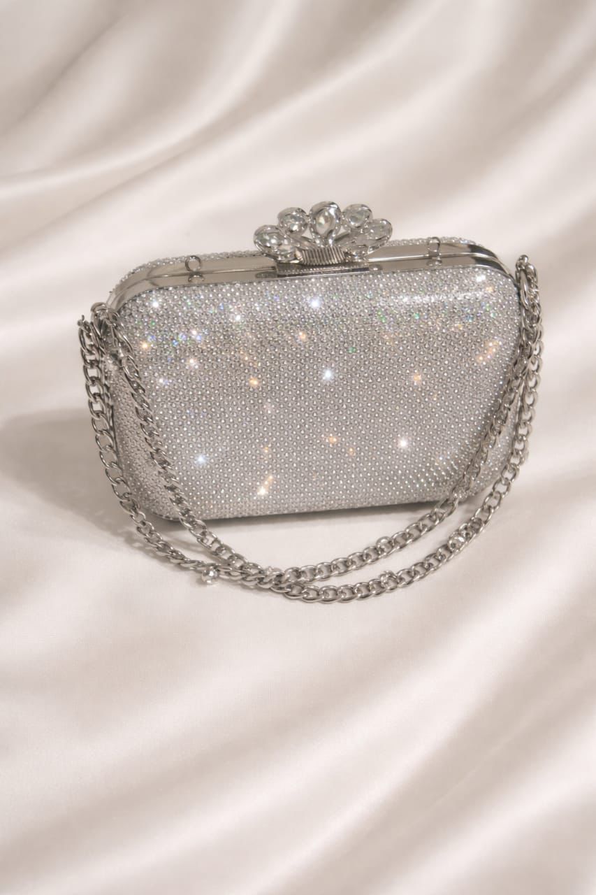 Fancy Clutch-10085 (Silver)