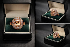 Zircon Ring-212 (Golden)