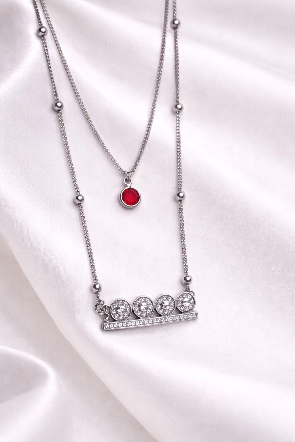 Zircon Pendant-369 (Silver)