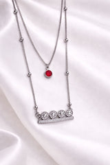 Zircon Pendant-369 (Silver)