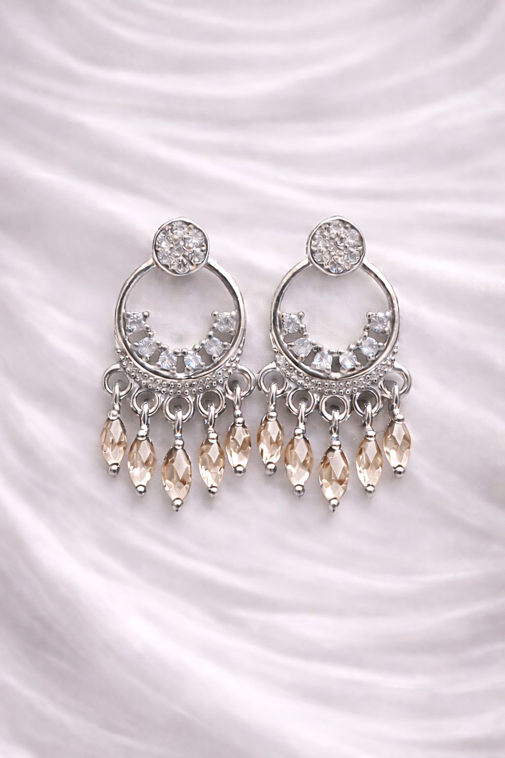 Silver Hoop Earring-01 (Golden)