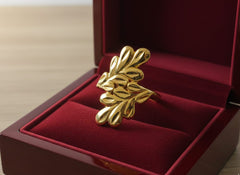 Gold Plated  Ring-242 (Golden)