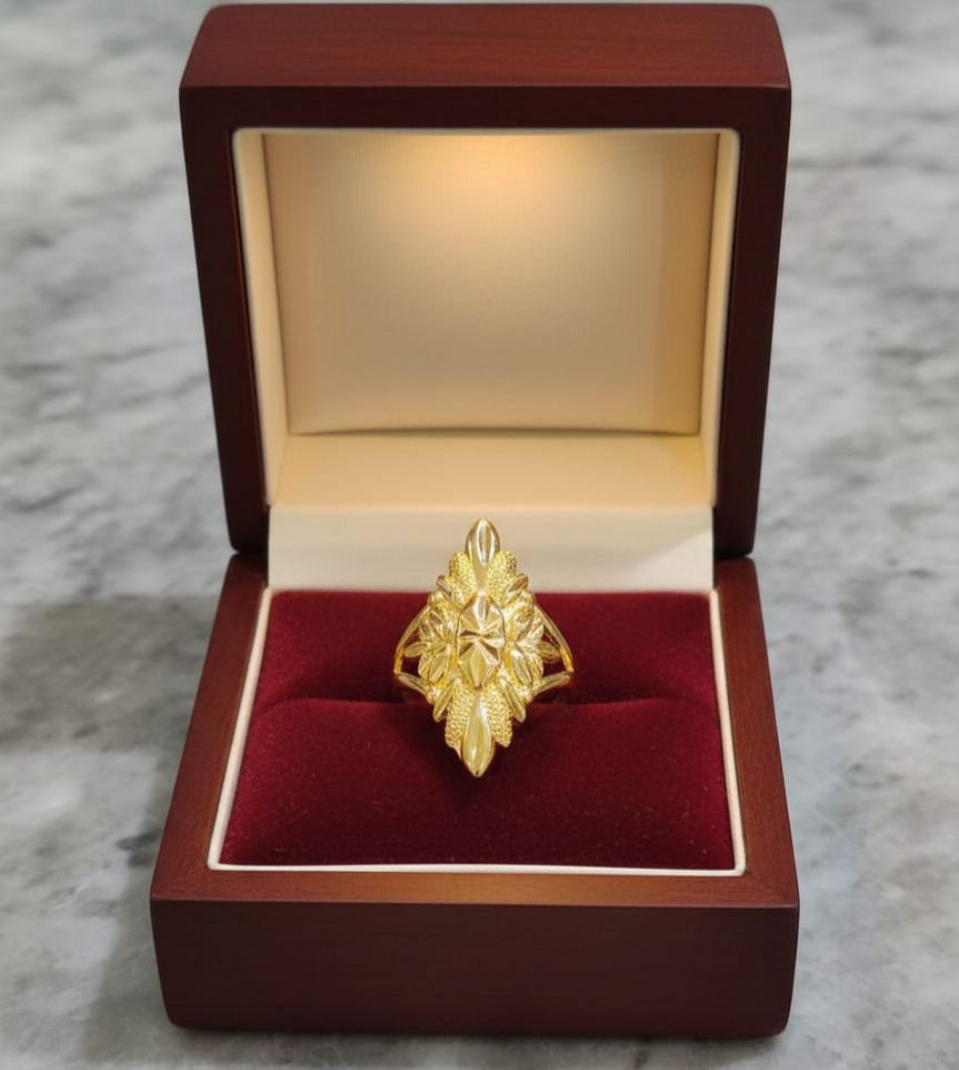 Gold Plated Ring-243 (Golden)