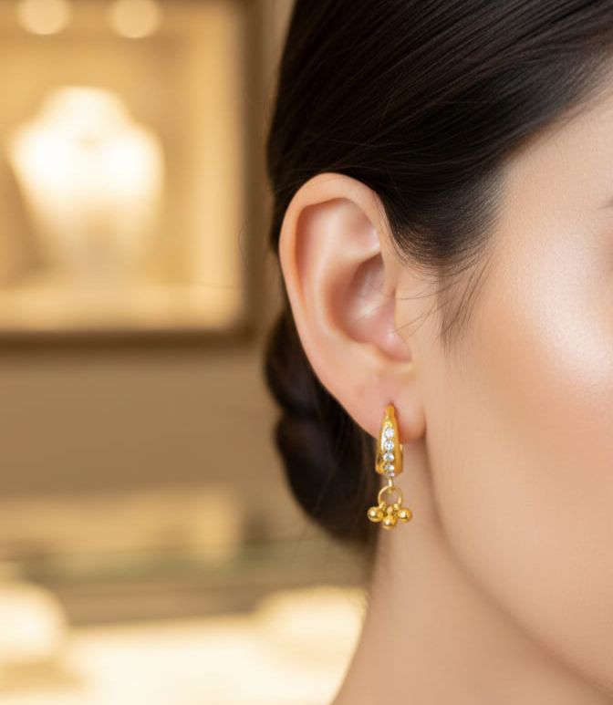 Madrasi Hoop Bali-144 (White)