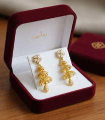 Zircon Jhumka-20 (White)