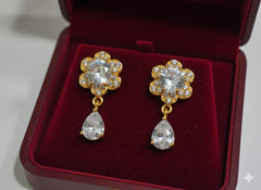 Fancy Earring-468 (White)