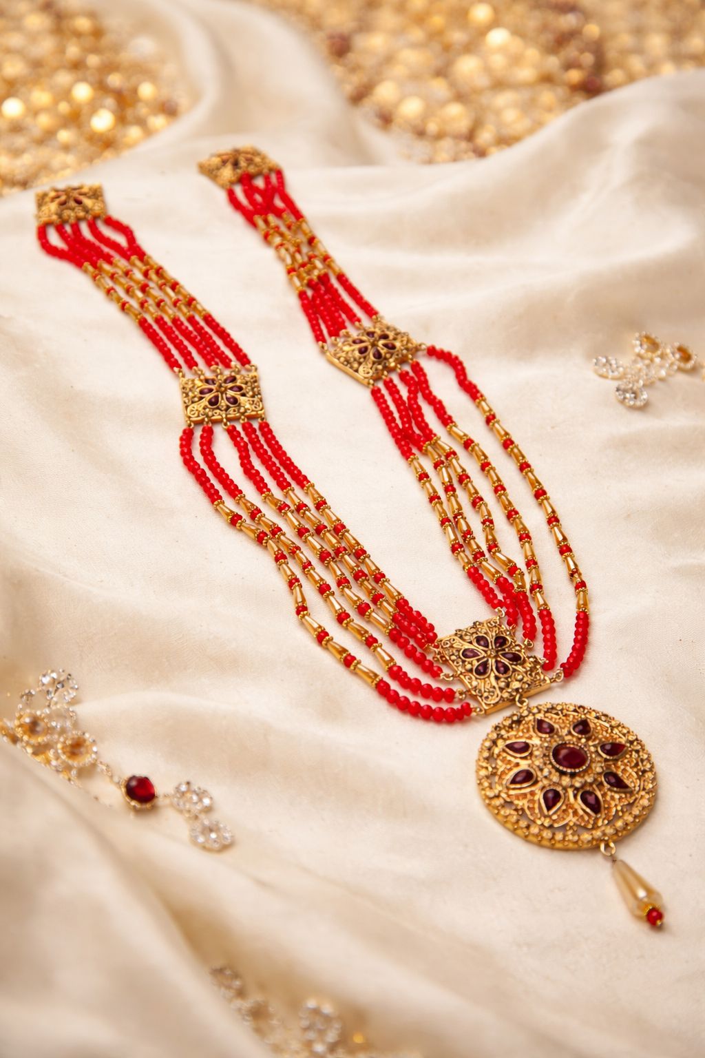 Bridal Mala-69 (Maroon)