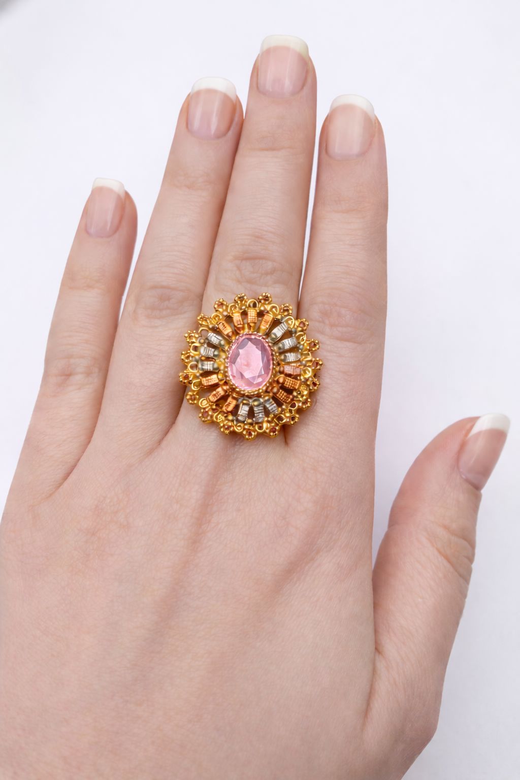 Zircon Ring-221 (Pink)