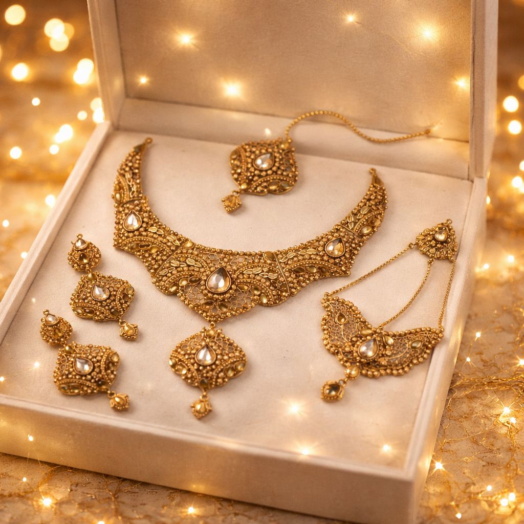 GULNAAR SET (Golden)