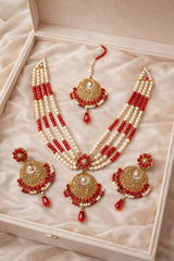 ASNA Choker Set (Maroon)