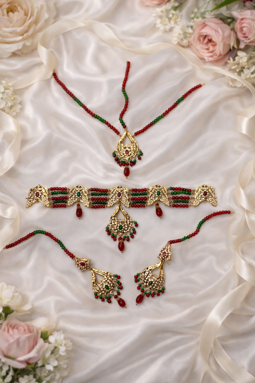 Hyderabadi Choker Set-33 (Multi)